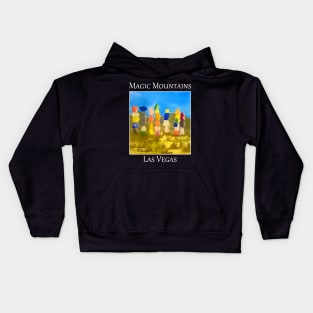 Seven Magic Mountains outside Las Vegas Nevada - WelshDesigns Kids Hoodie